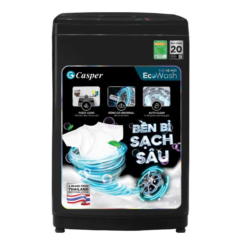 Máy Giặt Casper 10 Kg WT-10NB3 cửa trên Máy Giặt Casper 10 Kg WT-10NB3 cửa trên