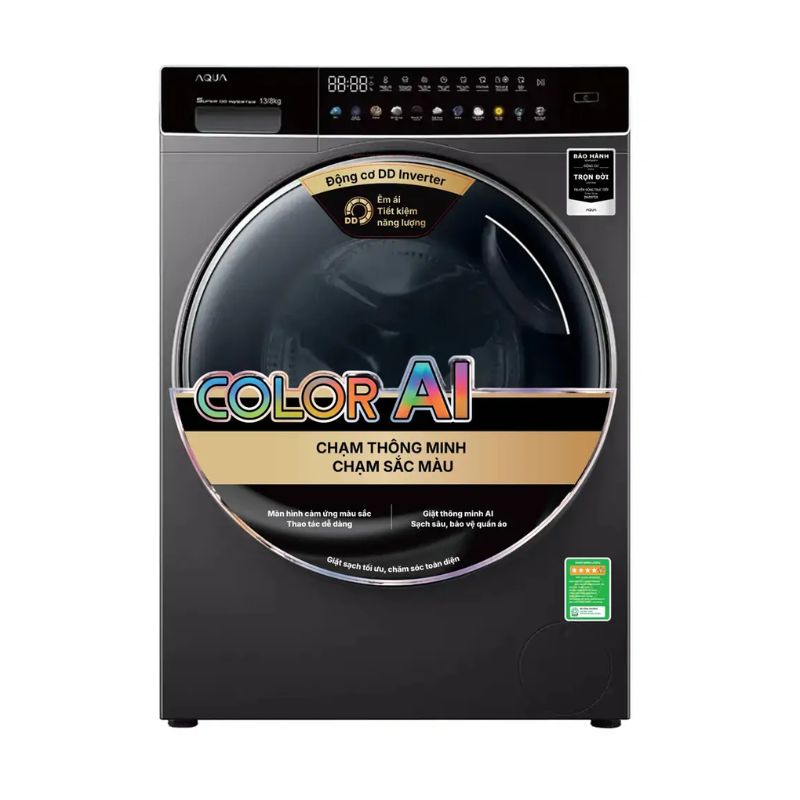 Máy Giặt Sấy Aqua Inverter Giặt 13 Kg - Sấy 8 Kg AQD-DH1300H.PS Máy Giặt Sấy Aqua Inverter Giặt 13 Kg - Sấy 8 Kg AQD-DH1300H.PS