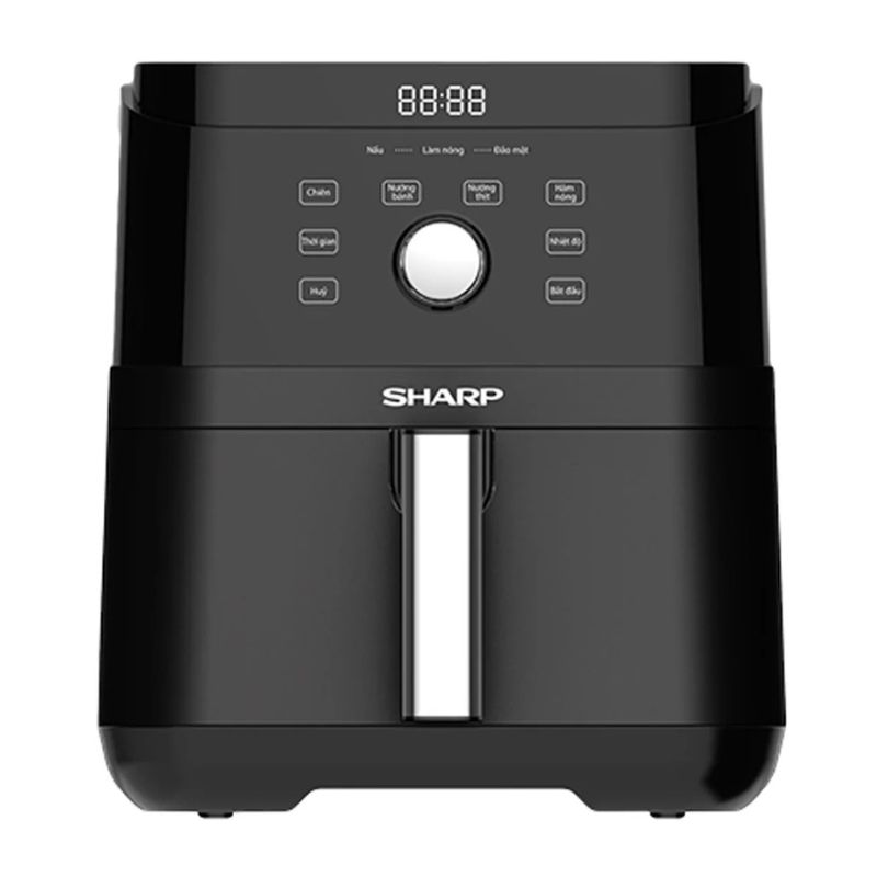 Nồi chiên không dầu Sharp KF-AF60EV-BK 6 Lít Nồi chiên không dầu Sharp KF-AF60EV-BK 6 Lít