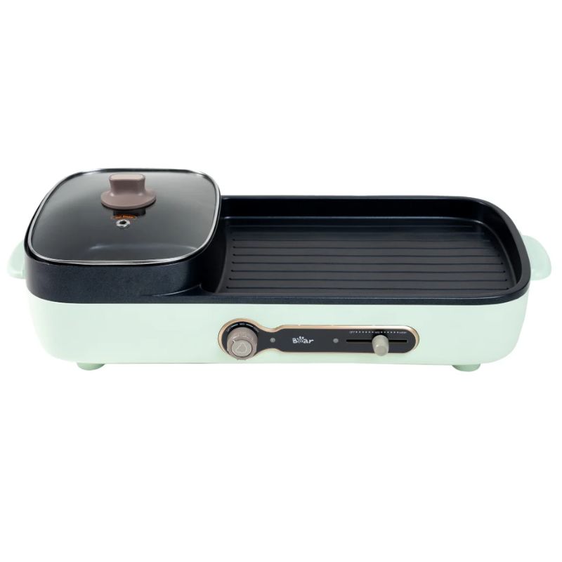 Ảnh chảo điện nấu lẩu kết hợp nướng Bear DKL-C15G1 đa năng Ảnh chảo điện nấu lẩu kết hợp nướng Bear DKL-C15G1 đa năng