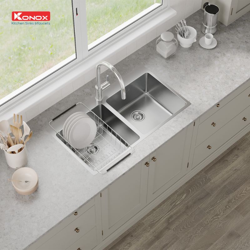 Ảnh chậu rửa bát Konox Unico 8850 Ảnh chậu rửa bát Konox Unico 8850