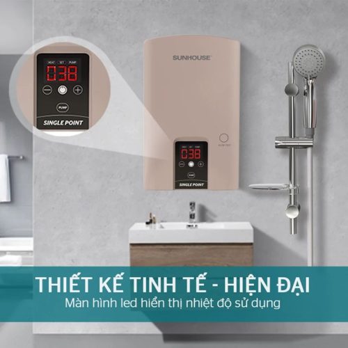 Máy nước nóng Sunhouse SHA-9454EP 4500W 3 Ảnh máy nước nóng Sunhouse SHA-9454EP 4500W