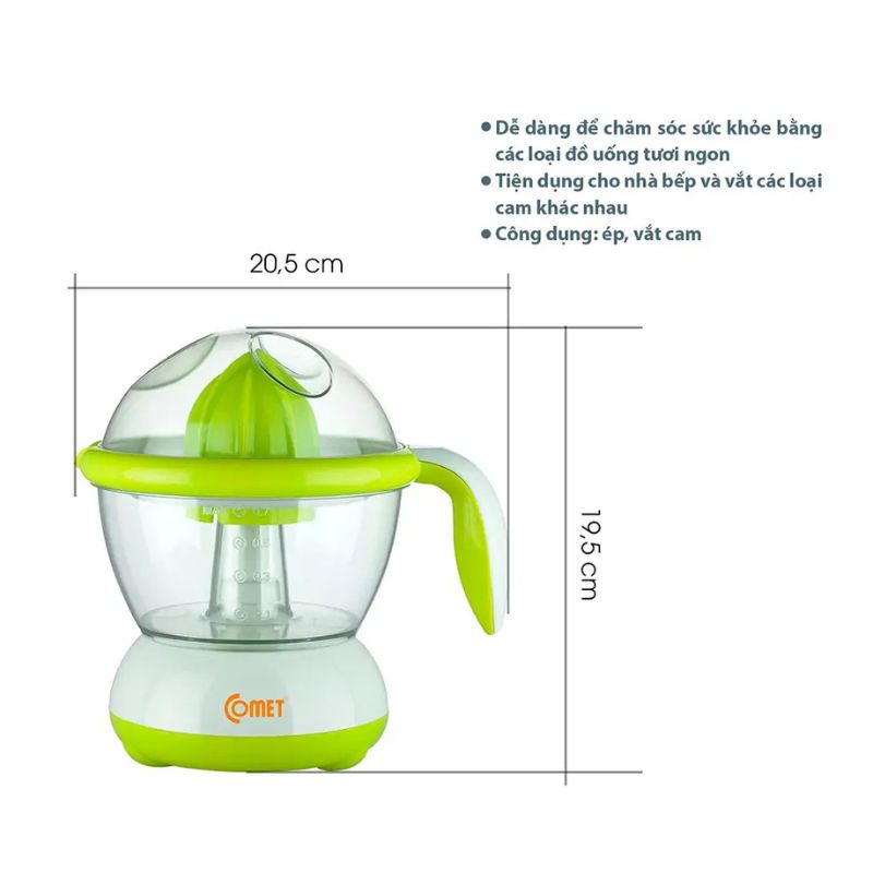 Ảnh máy vắt cam Comet CM9928 40W Ảnh máy vắt cam Comet CM9928 40W