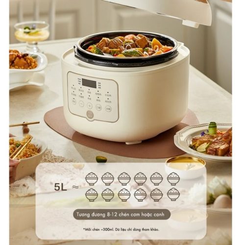 Nồi áp suất Bear YLB-A50P1 5.0 Lít 3 Ảnh nồi áp suất Bear YLB-A50P1 5.0 Lít