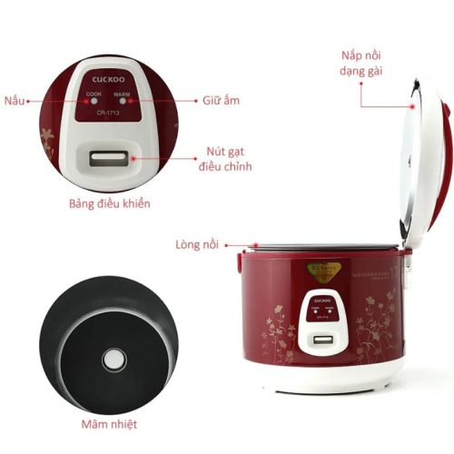 Nồi cơm điện Cuckoo CR-1713 3.0 Lít 3 Ảnh nồi cơm điện Cuckoo CR-1713 3.0 Lít