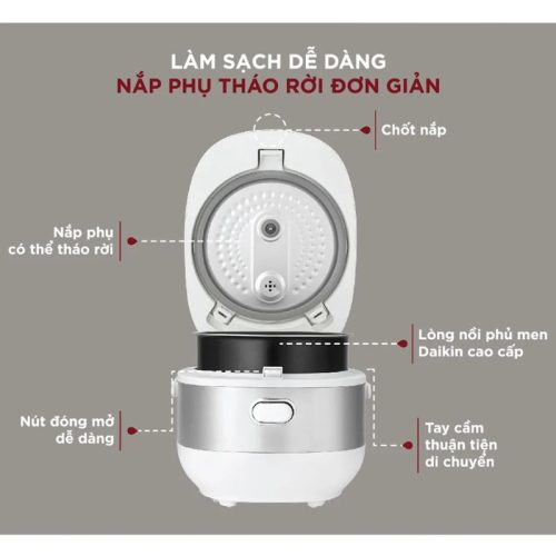 Nồi cơm điện tử Cuckoo CR-0690F 1.08L 3 Ảnh nồi cơm điện tử Cuckoo CR-0690F 1.08L
