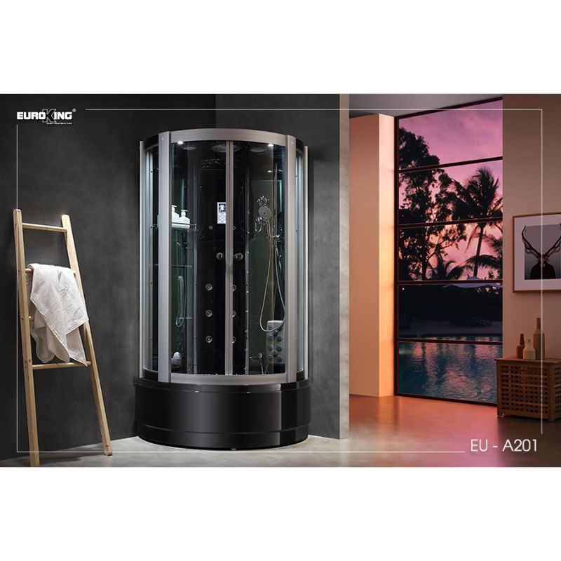 Ảnh phòng xông hơi Euroking EU-A201 Black Ảnh phòng xông hơi Euroking EU-A201 Black