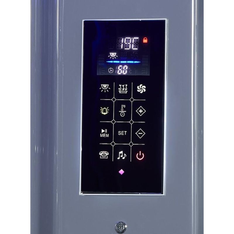 Bảng điều khiển phòng xông hơi Euroking EU-A901L Black Bảng điều khiển phòng xông hơi Euroking EU-A901L Black