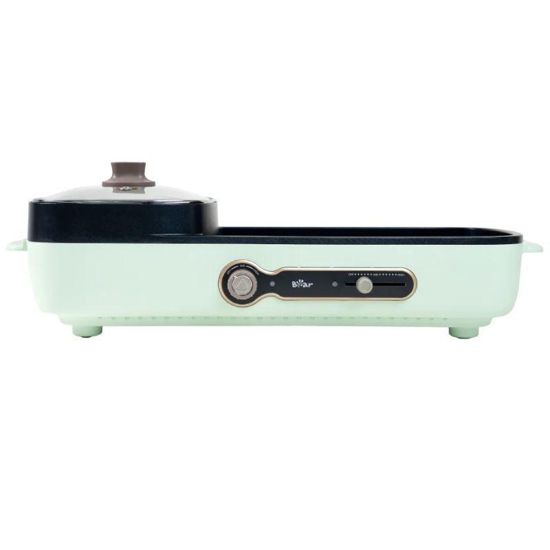 Chảo điện nấu lẩu kết hợp nướng Bear DKL-C15G1 đa năng Chảo điện nấu lẩu kết hợp nướng Bear DKL-C15G1 đa năng