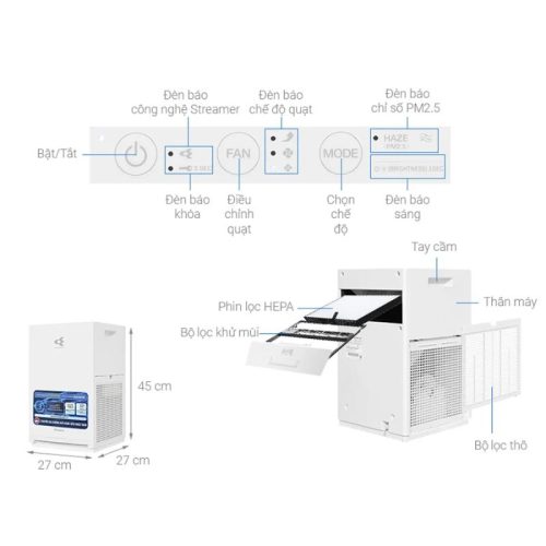 Máy lọc không khí Daikin MC30YVM7 4 Hình ảnh máy lọc không khí Daikin MC30YVM7