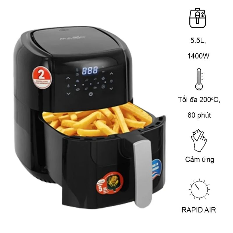 Nồi chiên nướng không dầu Magic Eco AC-102 Nồi chiên nướng không dầu Magic Eco AC-102