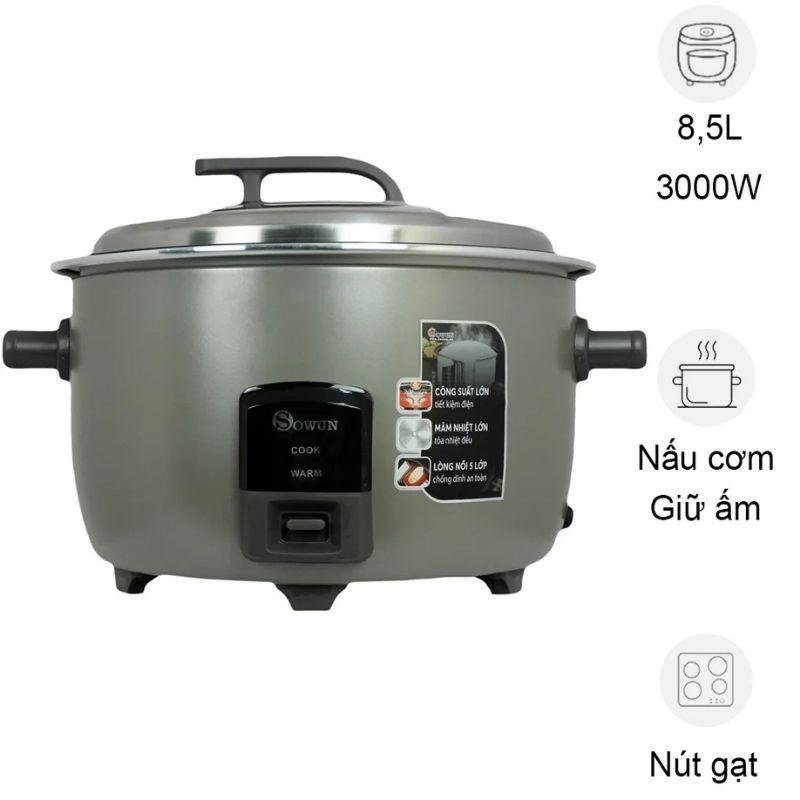 Nồi cơm điện Sowun SW6988 8.5 Lít Nồi cơm điện Sowun SW6988 8.5 Lít