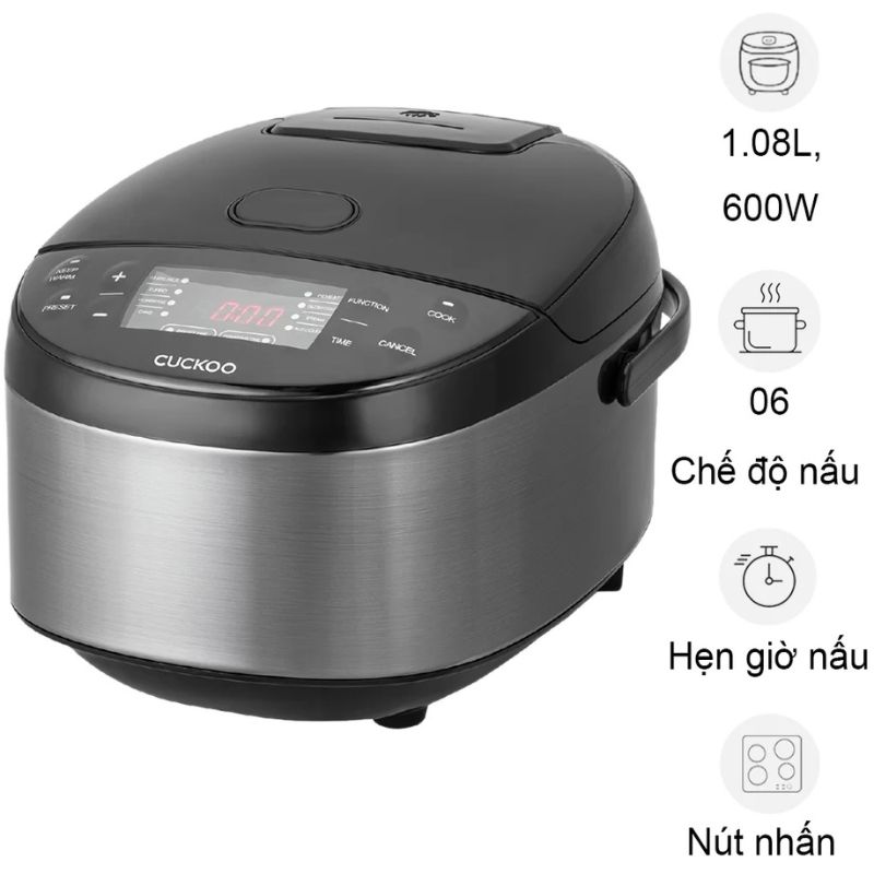 Nồi cơm điện tử Cuckoo CR-0680F 1.08 Lít Nồi cơm điện tử Cuckoo CR-0680F 1.08 Lít