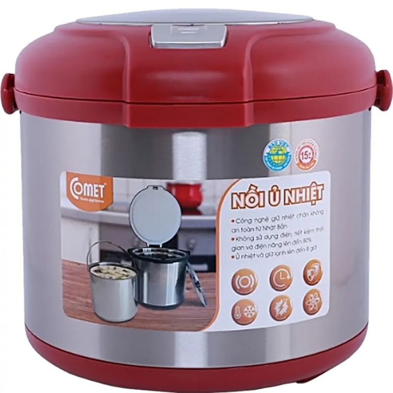 Nồi ủ nhiệt Comet CM7661 5 lít Nồi ủ nhiệt Comet CM7661 5 lít
