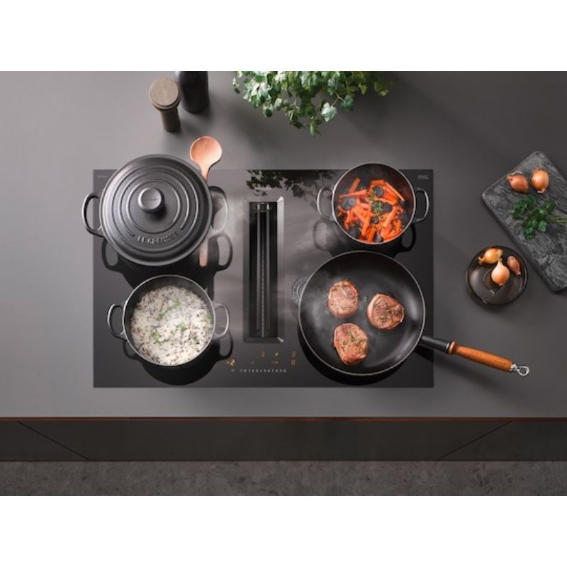 Ảnh bếp từ kết hợp hút mùi Miele 4 vùng nấu KMDA 7272 FL-A lắp âm Ảnh bếp từ kết hợp hút mùi Miele 4 vùng nấu KMDA 7272 FL-A lắp âm