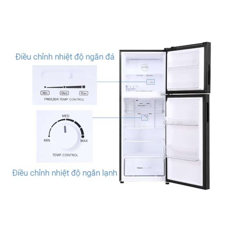 Kích Thước Tủ lạnh Aqua Inverter 211 lít AQR-T238FA(FB) ảnh Tủ lạnh Aqua Inverter 211 lít AQR-T238FA(FB)