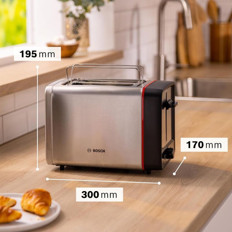 Kích thước máy nướng bánh mì Bosch TAT6M420 Kích thước máy nướng bánh mì Bosch TAT6M420