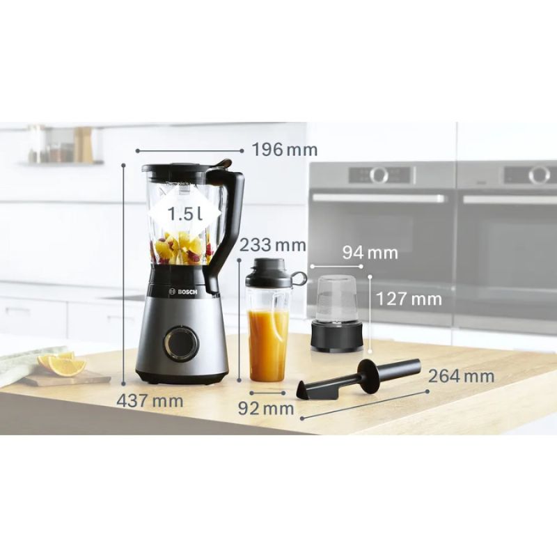 Kích thước máy xay sinh tố Bosch MMB6177S Kích thước máy xay sinh tố Bosch MMB6177S