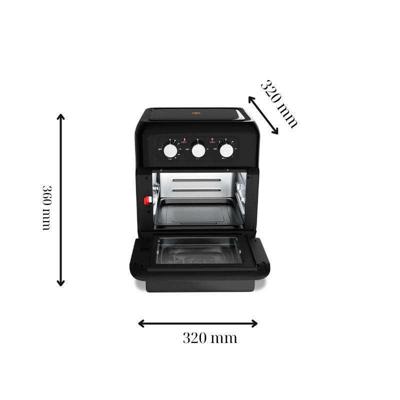 Kích thước nồi chiên không dầu Hawonkoo AFH-100-TL Kích thước nồi chiên không dầu Hawonkoo AFH-100-TL