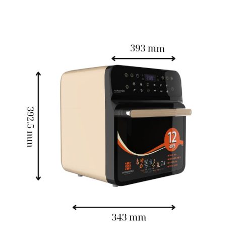 Nồi chiên không dầu Hawonkoo AFH-120 CF 5 Kích thước nồi chiên không dầu Hawonkoo AFH-120 CF