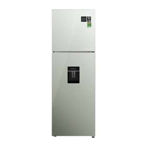 Tủ lạnh 2 cánh ngăn đá trên Inverter 347 lít Aqua AQR-T390FA(WGM)