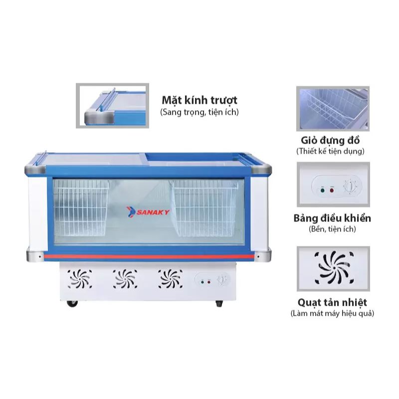Ảnh tủ mát Sanaky VH299K Ảnh tủ mát Sanaky VH299K