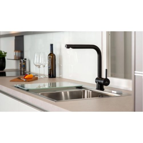 Ảnh vòi rửa bát Wasserwerk WK 4 Black 700406 màu đen