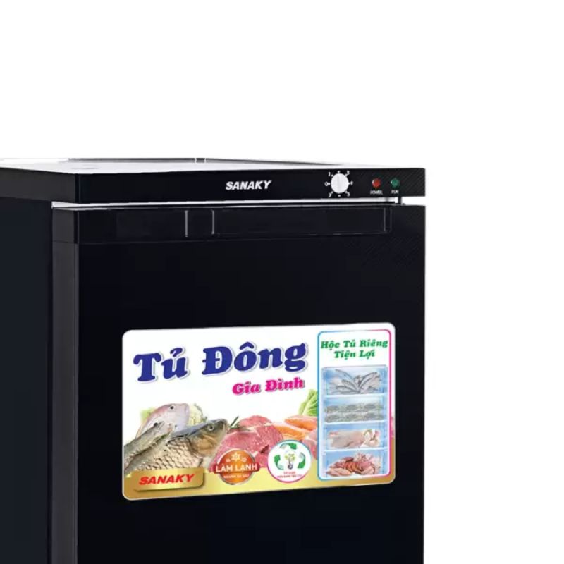 Hình Ảnh Tủ đông đứng Sanaky VH160K 118 lít Hình Ảnh Tủ đông đứng Sanaky VH160K 118 lít