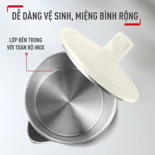 Bình Đun Siêu Tốc Tefal KO1408E0 1.5 Lít 5 Ruột Bình Đun Siêu Tốc Tefal KO1408E0 1.5 Lít