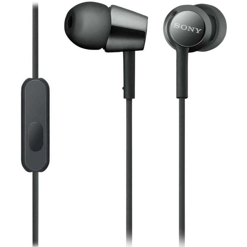 Tai nghe Sony nhét tai có mic MDREX155APBQE Tai nghe Sony nhét tai có mic MDREX155APBQE