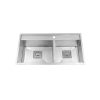 Chậu rửa chén Malloca MS6304ST 2 chau rua chen malloca ms6304st