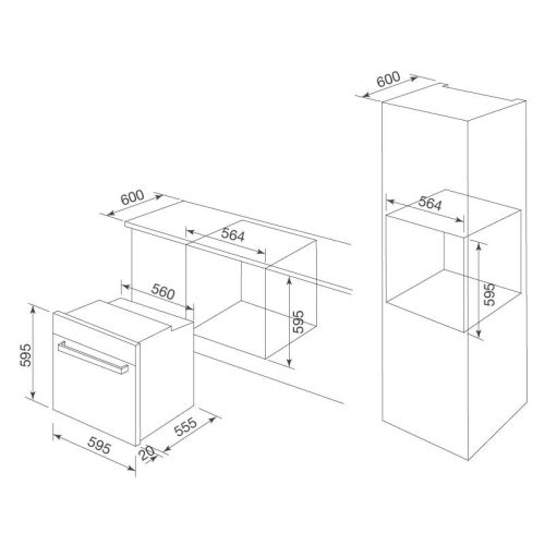 Lò nướng Malloca MOV656ECO âm tủ 3 thong so lo nuong malloca mov656eco
