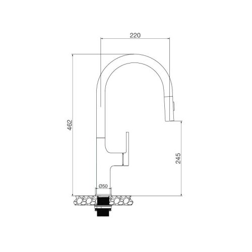 Vòi rửa chén Malloca K1726SS 5 thong so voi rua chen malloca k1726ss
