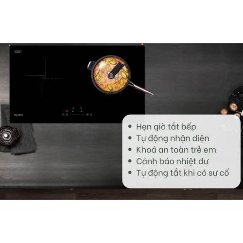 Bếp từ Malloca MIH732ECO 2 vùng nấu 4 tinh nang bep tu malloca mih732eco