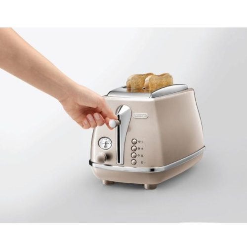 Máy nướng bánh mì Delonghi CTOT2103.BG 4 can gat may nuong banh mi delonghi ctot2103 bg