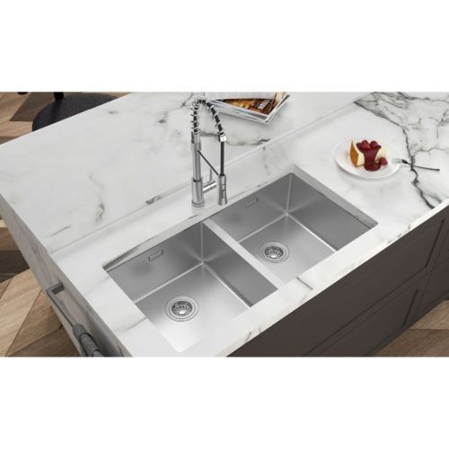 Chậu rửa bát Inox 2 hố Hafele 567.24.437 4 hinh anh chau rua bat inox 2 ho hafele 567 24 437
