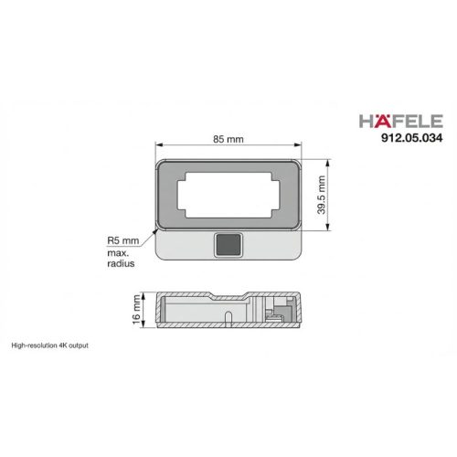 Đầu đọc vân tay Hafele 912.05.034 4 lap dat dau doc van tay hafele 912 05 034