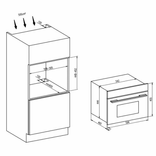 Lò vi sóng kết hợp nướng Hafele HC-MWO381B 495.10.044 4 lap dat lo vi song ket hop nuong hafele hc mwo381b 495 10 044
