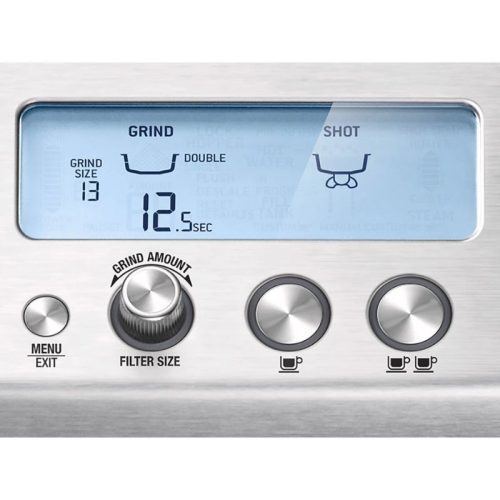 Máy pha cà phê Breville BES878BSS1BUS1 4 Màn hình Máy pha cà phê Breville BES878BSS1BUS1
