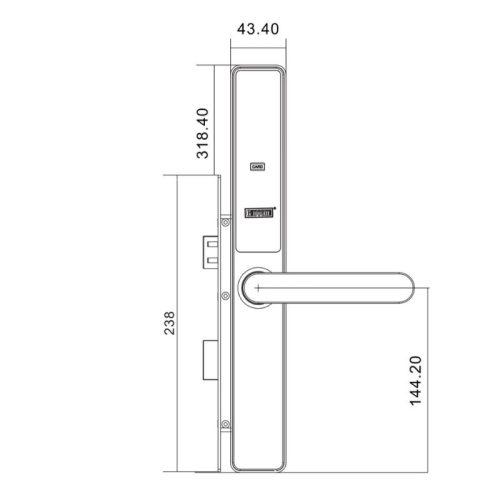 Khóa khách sạn GIOVANI GSL-D103