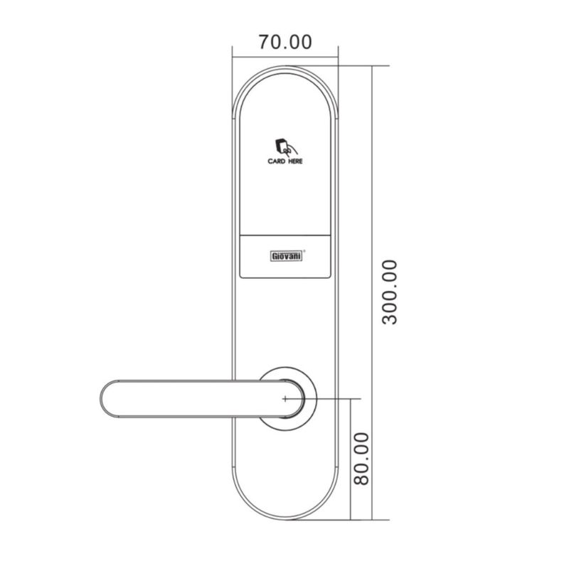 Khóa khách sạn GIOVANI GSL-T503 Khóa khách sạn GIOVANI GSL-T503