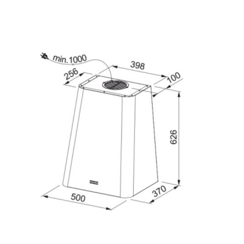 Máy hút mùi áp tường Franke FSMD 508 Rose 3 kich thuoc may hut mui ap tuong franke fsmd 508 rose