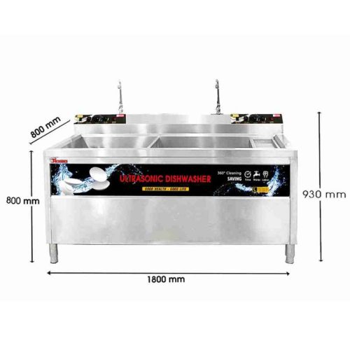 Máy rửa chén công nghiệp Texgio TGU-1800XD 4 kich thuoc may rua chen cong nghiep texgio tgu 1800xd