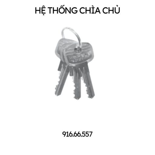 Chìa Individual hệ EM HÄFELE 916.66.557