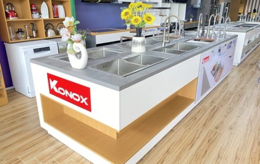 Cửa hàng Konox chính hãng gần chung cư Ponte Đà Nẵng - Địa chỉ mua thiết bị bếp chính hãng 6 cửa hàng Konox trưng bày thực tế