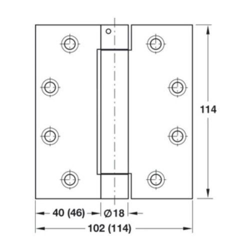 Bản lề bật CHROME mờ 114MM Hafele 926.10.141 3 kich thuoc ban le bat chrome mo 114mm hafele 926 10 141
