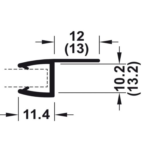kich thuoc ron cua kinh 8 10mm hafele 950 50 008