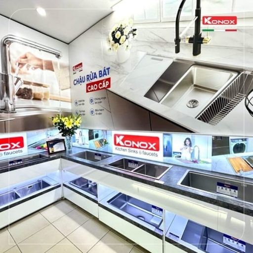 Cửa hàng Konox chính hãng gần chung cư Ponte Đà Nẵng - Địa chỉ mua thiết bị bếp chính hãng 4 Konox đa dạng mẫu mã