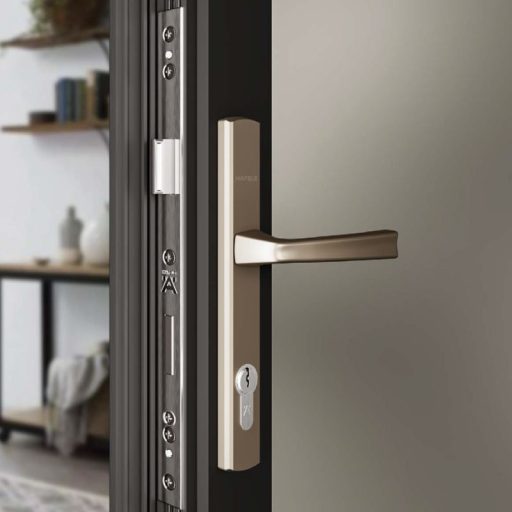 Tay nắm cửa nhôm 92mm HL949C-92 Hafele 905.99.626
