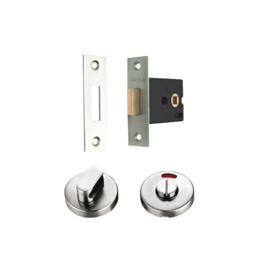 Thân khóa và chốt vệ sinh Hafele 902.54.290 inox mờ